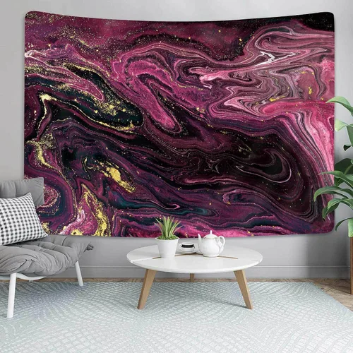 Miniatura 6 de Tapiz de mármol para colgar en la pared para dormitorio, sala de estar, decoración de dormitorio, textura de océano verde, 40 x 30 pulgadas