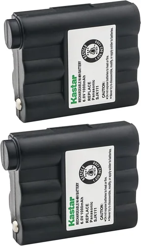 Kastar Paquete de 2 baterías de repuesto para Midland BATT5R / AVP7 / FRS-005 / LXT210 / GXT-300 / GXT-325 / GXT-550 / GXT-555 / GXT-700 / GXT-710 /