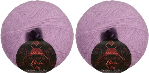 Miniatura 78 de JubileeYarn Mohair Elixir Yarn - 50g/Skein Baby Wool Blend - Cosmopolitan - 1 Skein