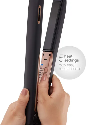 Miniatura 3 de Panasonic Nanoe EH-HS99-K - Plancha plana para cabello sano y brillante, con placas de cerámica de 1 pulgada y tecnología de calor intuitiva