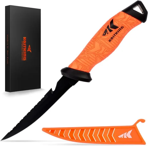 Miniatura 15 de KastKing Speed Demon Pro - Cuchillo de filete – Hoja de acero inoxidable alemán G4116 afilada como navaja, cuchillos de nivel profesional para E: 9