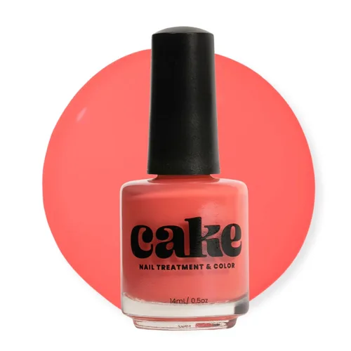 Cake - Esmalte de uñas no tóxico, fortalecedor de uñas, fortalecedor y crecimiento de uñas, reparación de uñas para uñas dañadas, esmalte de uñas,