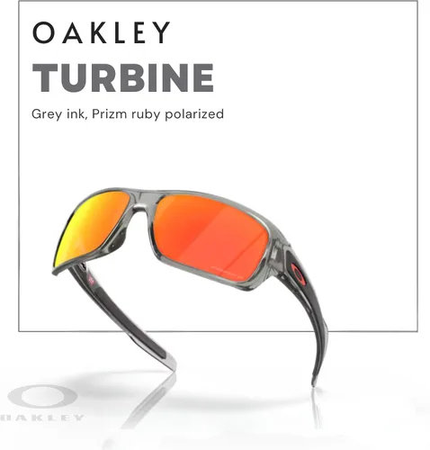 Miniatura 52 de Oakley Turbine OO9263 - Gafas de sol rectangulares para hombre, correa + paquete con kit de gafas de diseñador iWear