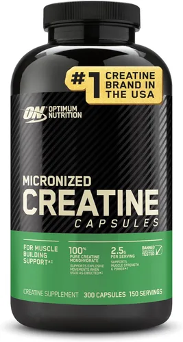 Optimum Nutrition Cápsulas micronizadas de monohidrato de creatina