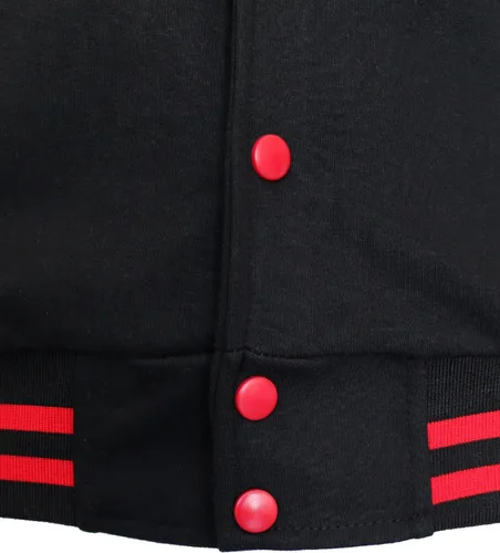 Miniatura 6 de BCPOLO Chaqueta de béisbol con capucha Varsity Cotton Letterman Jacket