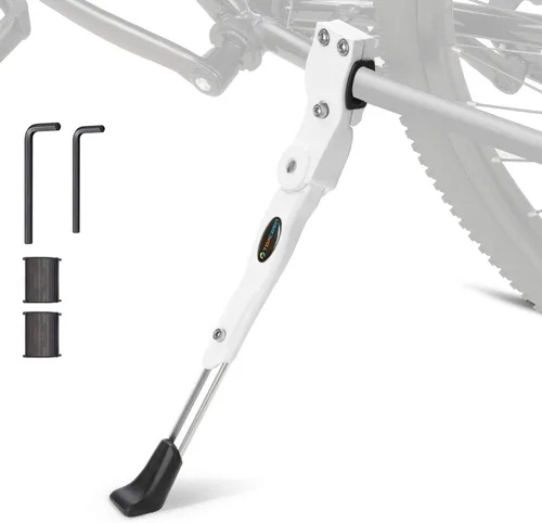 Miniatura 10 de TOPCABIN Soporte ajustable de aleación de aluminio para bicicleta, negro, para bicicletas de 24 a 28 pulgadas