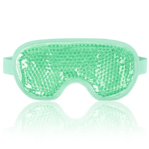 Miniatura 10 de NEWGO Mascarilla refrescante para ojos hinchados, máscara de ojos fríos para ojos para después de cirugía de ojos, alivio del estrés tensional, Azul