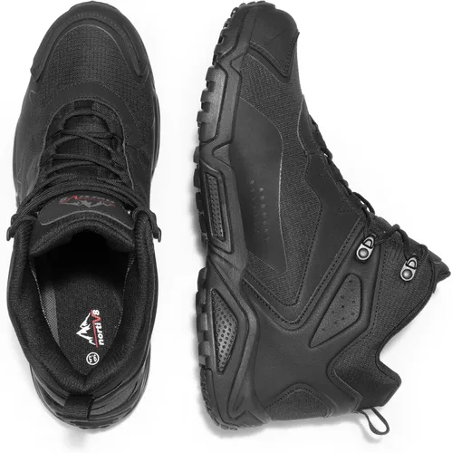 Miniatura 6 de NORTIV 8 Botas de senderismo impermeables para hombre, ligeras, a medio tobillo, botas de senderismo para exteriores