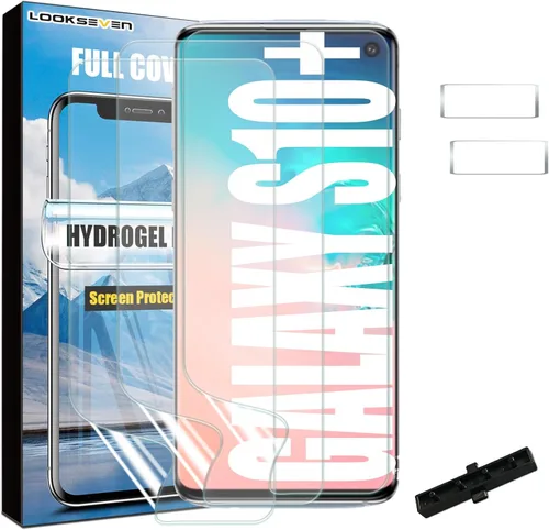 Miniatura 14 de LOOKSEVEN Paquete de 3 protectores de pantalla de película de hidrogel (no vidrio) + 2 paquetes de protectores de lente de cámara de vidrio templado