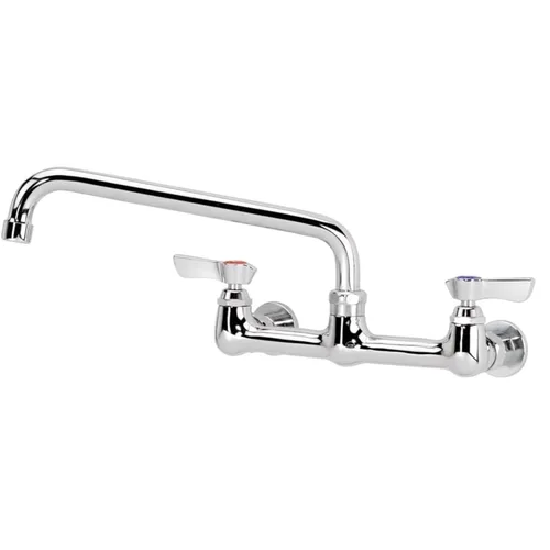 Krowne Silver Series - Grifo de montaje en pared central de 8 pulgadas, boquilla de 10 pulgadas