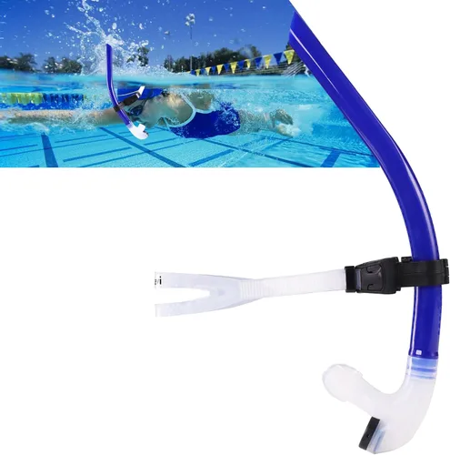 Esnórquel de natación para natación de brazadas, equipo de esnórquel para nadadores adultos para entrenamiento de esnórquel en piscina y aguas D-3ª