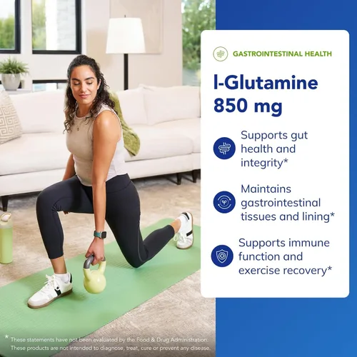 Miniatura 3 de Pure Encapsulations L-Glutamina 850 mg Suplemento para el apoyo inmune y digestivo, salud intestinal y reparación del revestimiento, impulso