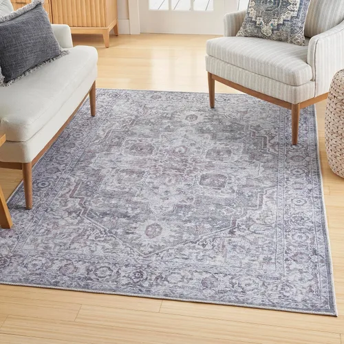 Miniatura 37 de Nourison Home New Concept - Alfombra lavable de 2 pies 2 pulgadas x 8 pies, fácil de limpiar, no se desprende, para dormitorio, sala de estar