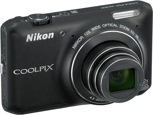 Miniatura 2 de Nikon COOLPIX S6400 Cámara digital de 16 MP con zoom óptico 12x y LCD de 3 pulgadas (negro) (Modelo antiguo)