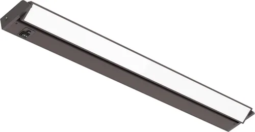 GetInLight luz LED para parte inferior de gabinete, giratoria, de 3 niveles de color, para atenuador, con cables y enchufe, blanco cálido de 2,700