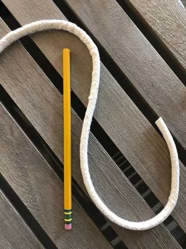 Miniatura 3 de Cordón de algodón para tuberías de 10/32" (5/16"), tamaño 3 (20 yardas) natural