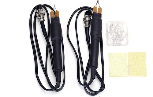 Miniatura 7 de Herramienta profesional que quema madera de 60 W con control de temperatura digital y 20 puntas