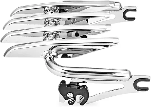 Miniatura 5 de Mofun Portaequipajes Cromado Estilo Sigiloso Desmontable Compatible con Harley Touring Street Electra Road Glide Road King 2009-2025, Se Ajusta a