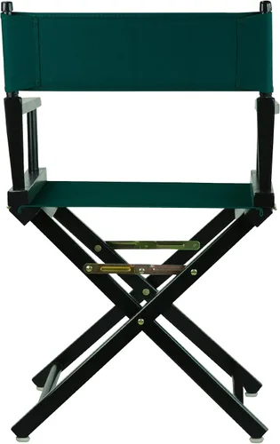 Miniatura 4 de Casual Home - Silla de director de 18 in, marco negro, con lona color verde cazador.