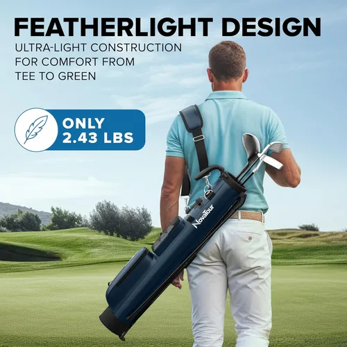 Miniatura 7 de Bolsa de soporte de golf, ultra ligera, pequeña bolsa de golf para par 3 y campos ejecutivos