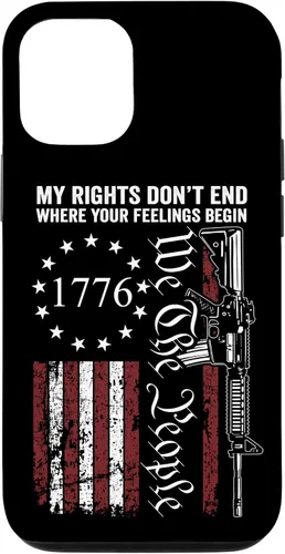 Miniatura 28 de My Rights Don't End Where Your Feelings Begin USA Gun Flag Case for iPhone 17