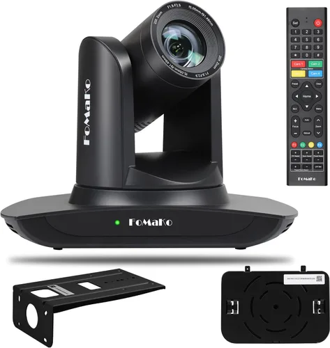 Miniatura 11 de Cámara PTZ FoMaKo 4K HDMI NDI AI con seguimiento automático Gen 3, zoom óptico 20X, cámara PTZ 4K para culto de la iglesia