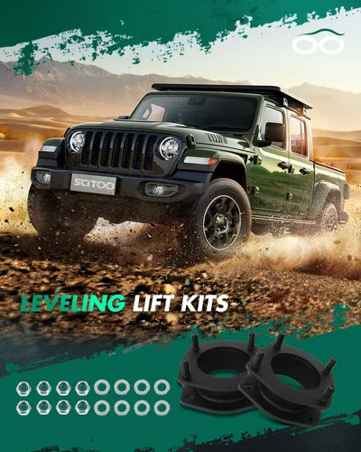 Miniatura 6 de SCITOO Kit de elevación y nivelación de 2 pulgadas (5 cm) con espaciador de suspensión delantero para Jeep Grand Cherokee 2005-2010, para Jeep