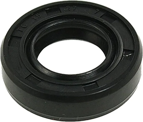 Miniatura 50 de uxcell Caucho doble de los labios del sello de aceite del eje rotatorio métrico 49.2x82.0x16.4 ft m TC, negro