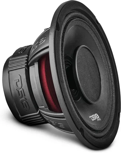 DS18 PRO-HY8.4B - Altavoz híbrido de audio para automóvil de rango medio de 8" con controlador de compresión integrado de bocina de 1" VC, 500W máx.