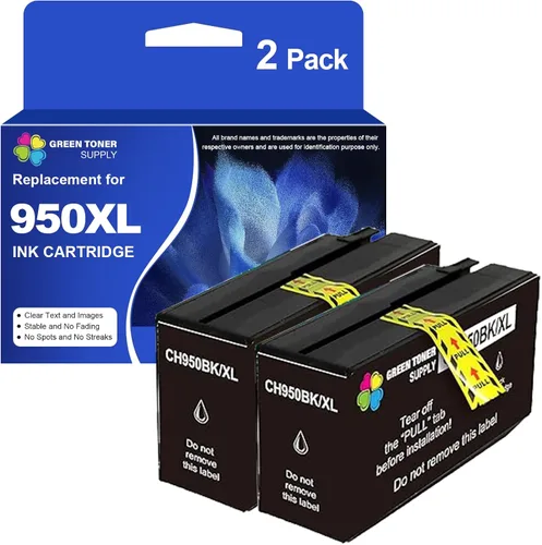 Miniatura 10 de Juego de 1 cartucho de tinta GTS compatible con HP 950 950XL HP950 950BK negro para HP Officejet Pro 251dw 276dw 8100 8600 8610 8620 8630 8640 8650
