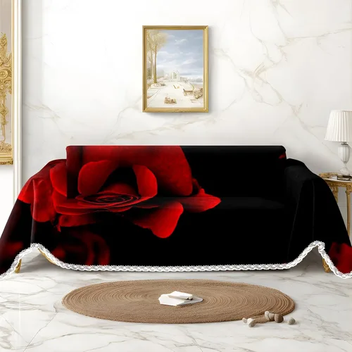 Miniatura 13 de Funda de sofá con estampado de piña a rayas, fundas de sofá para sillón, funda resistente a las manchas, protector universal de muebles