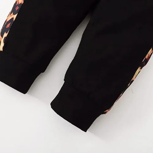 Miniatura 5 de Conjunto de 2 piezas con capucha y pantalón floral para niñas