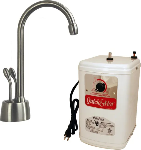Miniatura 12 de Westbrass A272HFP-11 Develosah Dispensador de agua fría y caliente de 2 manijas con tanque de calentamiento instantáneo, cobre antiguo