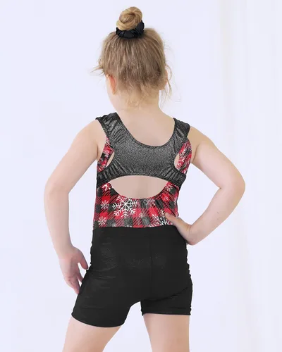 Miniatura 3 de BAOHULU Leotardos de gimnasia para niñas y niños pequeños con lentejuelas brillantes y parte superior de malla para bailar