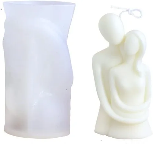 Molde de silicona para cuerpo humano, moldes de velas de resina, molde 3D casero para hacer jabón, velas, chocolate, yeso, cangrejos artísticos
