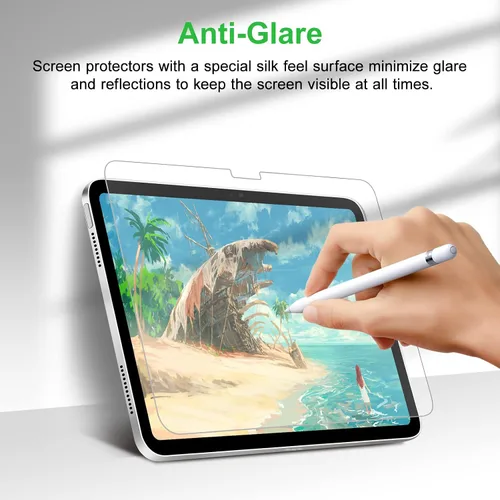 Miniatura 4 de Bioton - Protector de pantalla para iPad A16 de 11ª/10ª generación (2025/2022) Nano-Texture Glass, Auto Alignment Kit, Tempered Glass, Touch like