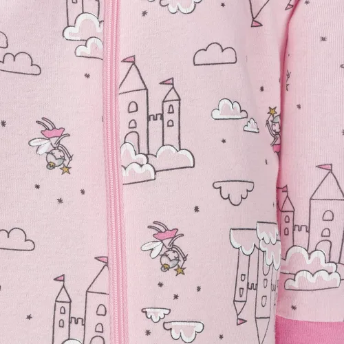 Miniatura 4 de Gerber Pijama con pies para bebé niña, paquete de 2