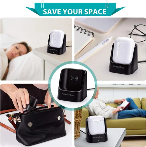 Miniatura 6 de Cargador Airpod Pro, estación de carga inalámbrica diseñada para Airpods y Airpods Pro