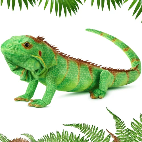 Syhood Animales de peluche de lagarto de 37.4 pulgadas de felpa realista, lagarto de felpa suave, regalo para amantes de los animales, cumpleaños y
