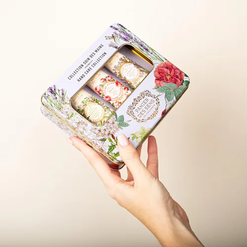 Miniatura 2 de Panier des Sens - Set Mini de Crema para Manos - Cumpleaños, Regalos para Mujeres - Crema Natural para Manos de Rosa, Lavanda, Verbena - Ideas
