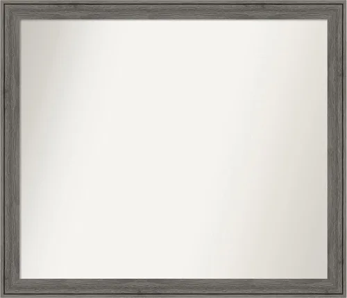 Miniatura 111 de Amanti Art Espejo personalizado, espejo de baño gris plomo a rayas, espejo de pared o espejo de tocador de baño sobre el fregadero