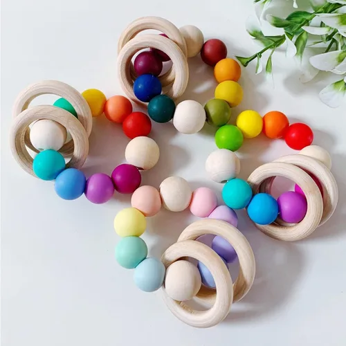 Miniatura 6 de 100 anillos de madera sin terminar de 2.5 pulgadas, anillos de madera natural para manualidades, anillos de macramé de 2.362 in, anillos de madera