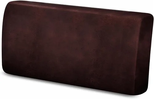 Miniatura 59 de Fundas de cojín tipo cuero para sofá, juego de fundas protectoras de muebles para sillón seccional, sofá biplaza de tela de elastano elástica