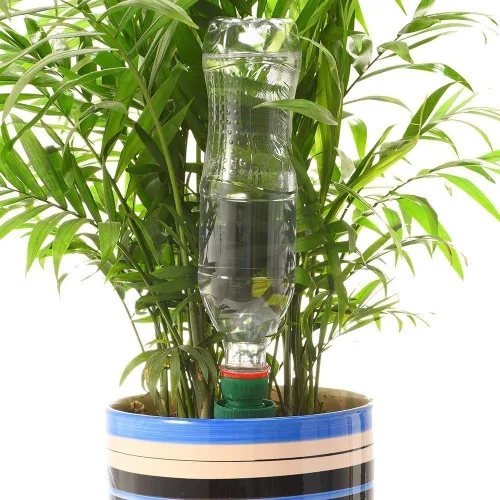 Miniatura 7 de Greatstar - Agujero de plantas de cerámica para vacaciones, sistema automático de estacas de riego de flores y goteo para uso en interiores y 4