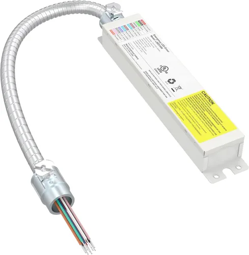 Controlador de emergencia LED de 20 W, 100-347 VCA 175 V CC, tiempo de emergencia de más de 90 minutos, batería de reserva recargable con