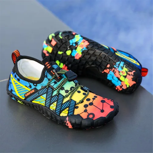 Miniatura 8 de UBFEN - Zapatos para el agua para niños y niñas zapatos acuáticos y livianos de secado rápido para ir a la playa practicar deportes hacer natación e