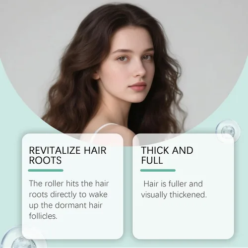 Miniatura 2 de Suero Roll-On para el Crecimiento del Cabello Mezcla con 3% de Romero, 3% de Redensyl, 2% de AnaGain, Biotina y Niacinamida Sin Enjuague
