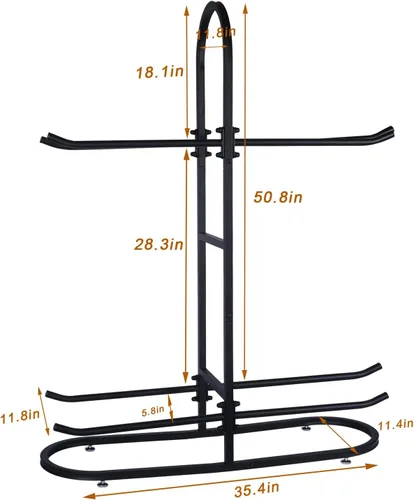 Miniatura 6 de Estante estabilizador para pelotas de ejercicio, soporte para pelotas de medicina y almacenamiento de pelotas de yoga, adecuado para pelotas