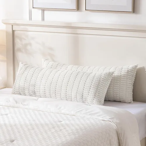 Miniatura 27 de Fancy Homi - Paquete de 2 fundas de almohada decorativas estilo bohemio de 16 x 16 pulgadas para sala de estar, sofá, cama, funda de cojín cuadrada