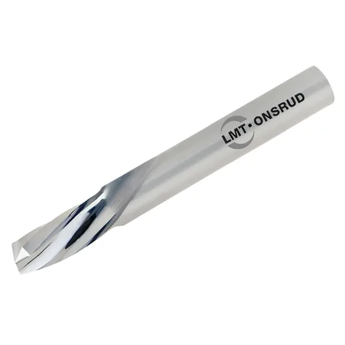 Miniatura 5 de LMT Onsrud LP 64-012, carburo sólido, Super O, corte descendente, diámetro de corte de 0.125 pulgadas, longitud de corte de 0.500 pulgadas, 0.250